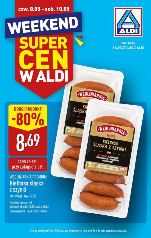 Aldi - gazetka promocyjna Weekend super cen w Aldi! od czwartku 08.05 do soboty 10.05 - strona 7
