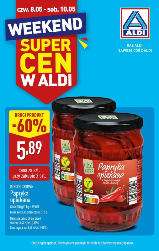 Aldi - gazetka promocyjna Weekend super cen w Aldi! od czwartku 08.05 do soboty 10.05 - strona 6