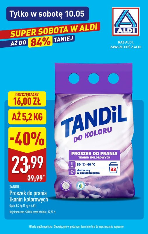 Aldi - gazetka promocyjna Super sobota w Aldi! od soboty 10.05 do soboty 10.05 - strona 5