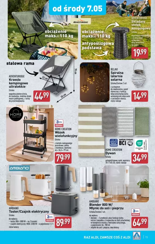 Aldi - gazetka promocyjna Pełny katalog! od poniedziałku 05.05 do soboty 10.05 - strona 15