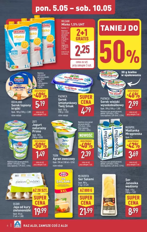 Aldi - gazetka promocyjna Pełny katalog! od poniedziałku 05.05 do soboty 10.05 - strona 6