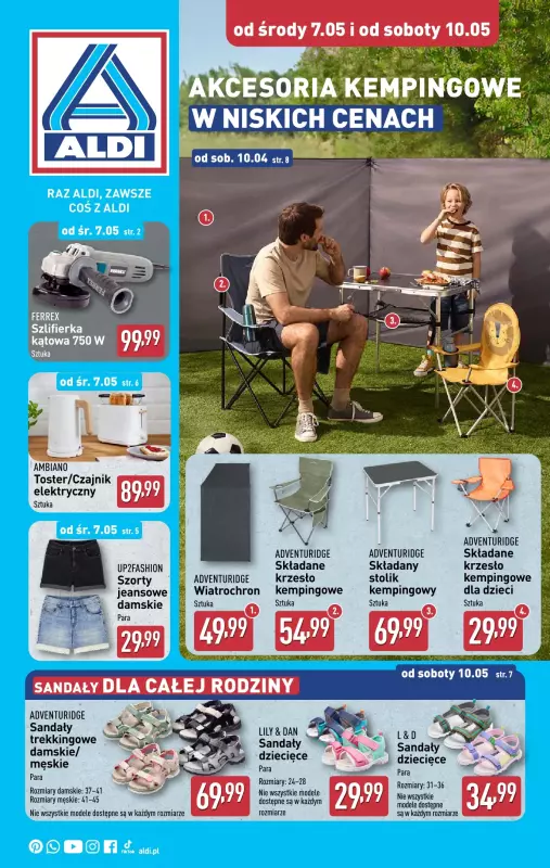 Aldi - gazetka promocyjna Aldi ma to coś! od środy 07.05 do soboty 10.05