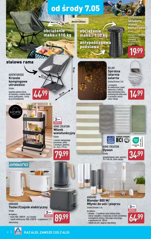 Aldi - gazetka promocyjna Aldi ma to coś! od środy 07.05 do soboty 10.05 - strona 8