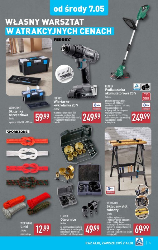 Aldi - gazetka promocyjna Aldi ma to coś! od środy 07.05 do soboty 10.05 - strona 5