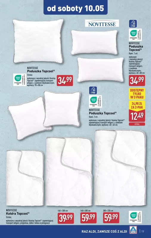 Aldi - gazetka promocyjna Aldi ma to coś! od środy 07.05 do soboty 10.05 - strona 13