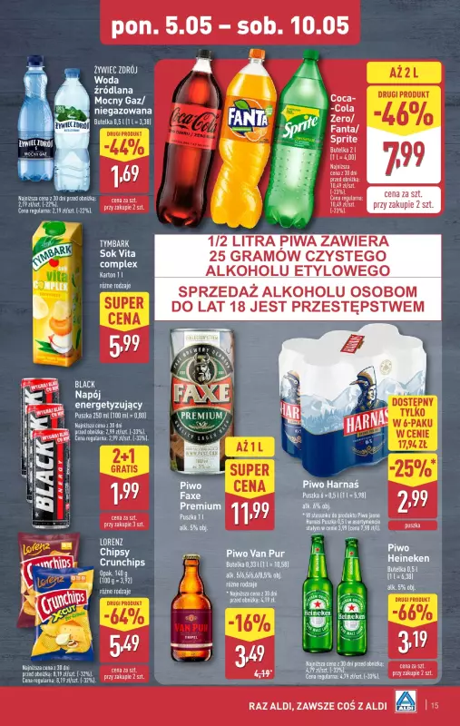 Aldi - gazetka promocyjna Pełny katalog! od poniedziałku 05.05 do soboty 10.05 - strona 15