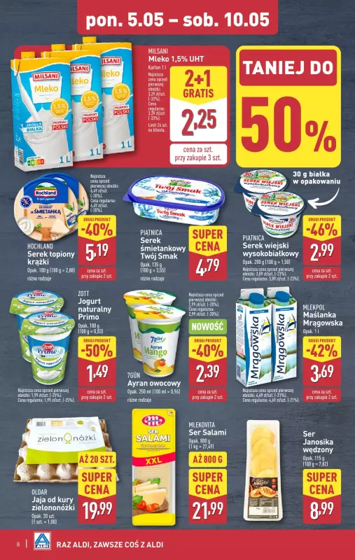 Aldi - gazetka promocyjna Pełny katalog! od poniedziałku 05.05 do soboty 10.05 - strona 8