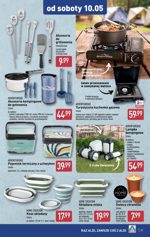 Aldi - gazetka promocyjna Pełny katalog! od poniedziałku 05.05 do soboty 10.05 - strona 39