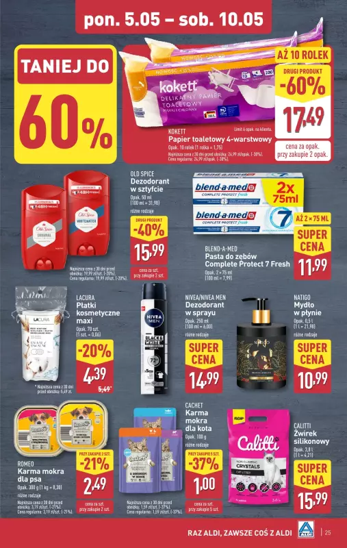 Aldi - gazetka promocyjna Pełny katalog! od poniedziałku 05.05 do soboty 10.05 - strona 25