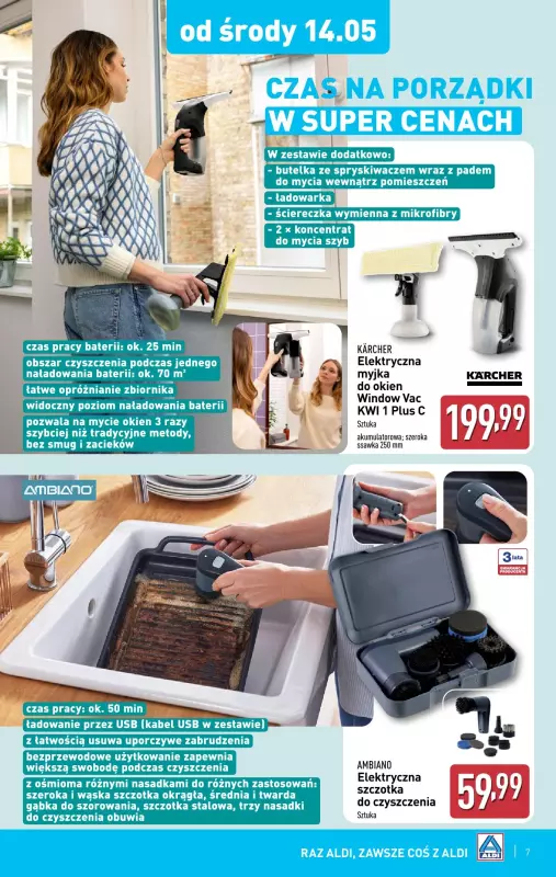 Aldi - gazetka promocyjna Aldi ma to coś! od środy 14.05 do soboty 17.05 - strona 7