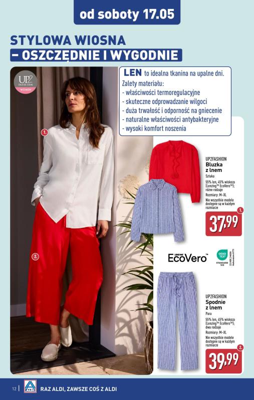 Aldi - gazetka promocyjna Aldi ma to coś! od środy 14.05 do soboty 17.05 - strona 12