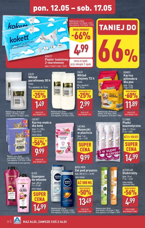Aldi - gazetka promocyjna Pełny katalog! od poniedziałku 12.05 do soboty 17.05 - strona 20
