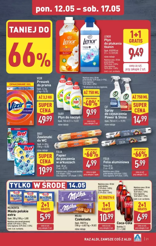 Aldi - gazetka promocyjna Pełny katalog! od poniedziałku 12.05 do soboty 17.05 - strona 21