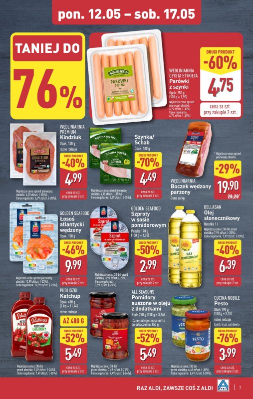 Aldi - gazetka promocyjna Pełny katalog! od poniedziałku 12.05 do soboty 17.05 - strona 7