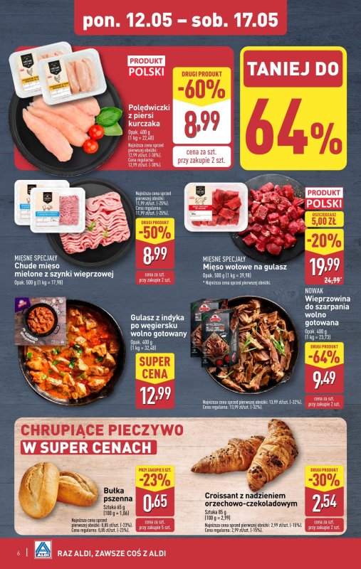 Aldi - gazetka promocyjna Pełny katalog! od poniedziałku 12.05 do soboty 17.05 - strona 6