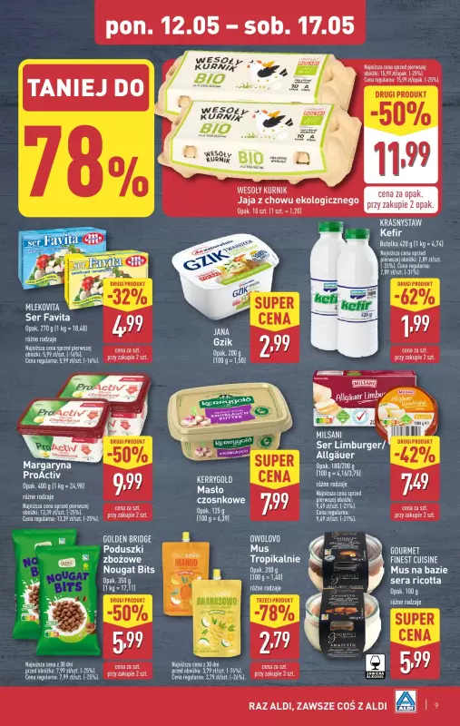 Aldi - gazetka promocyjna Pełny katalog! od poniedziałku 12.05 do soboty 17.05 - strona 9