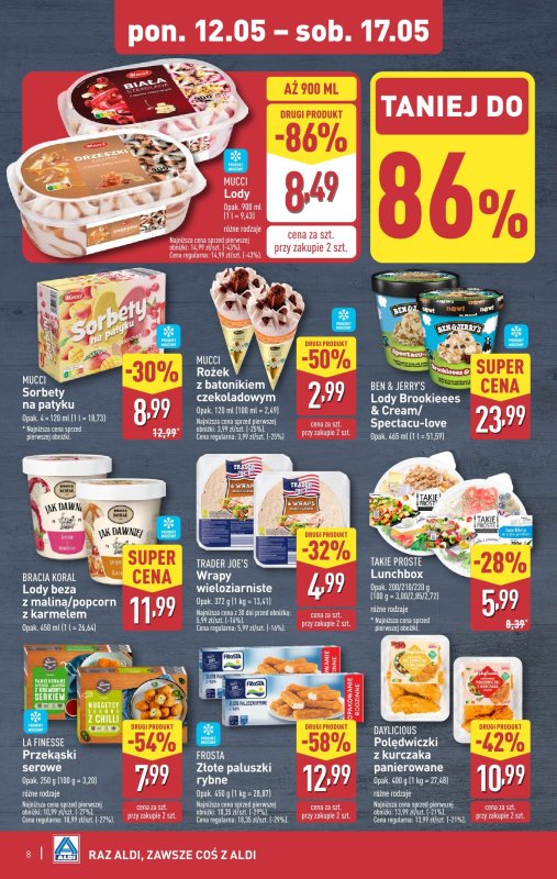 Aldi - gazetka promocyjna Pełny katalog! od poniedziałku 12.05 do soboty 17.05 - strona 8