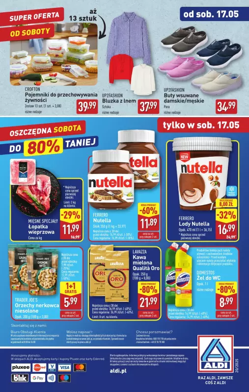 Aldi - gazetka promocyjna Nowe okazje w super cenach! od soboty 17.05 do soboty 17.05 - strona 8