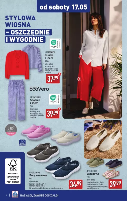Aldi - gazetka promocyjna Nowe okazje w super cenach! od soboty 17.05 do soboty 17.05 - strona 4