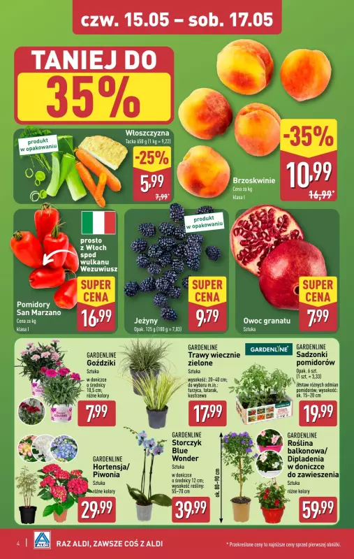 Aldi - gazetka promocyjna Weekend super cen w Aldi! od czwartku 15.05 do soboty 17.05 - strona 4
