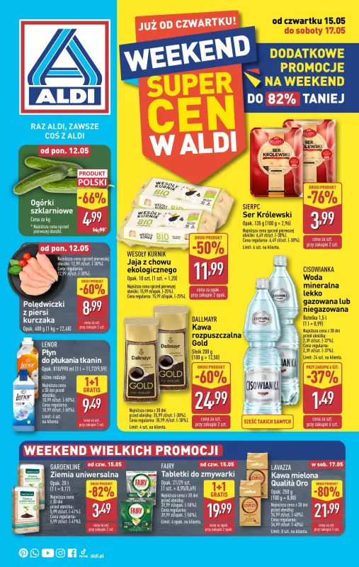 Aldi - gazetka promocyjna Weekend super cen w Aldi!  