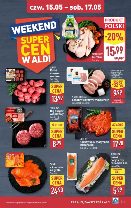 Aldi - gazetka promocyjna Weekend super cen w Aldi! od czwartku 15.05 do soboty 17.05 - strona 5
