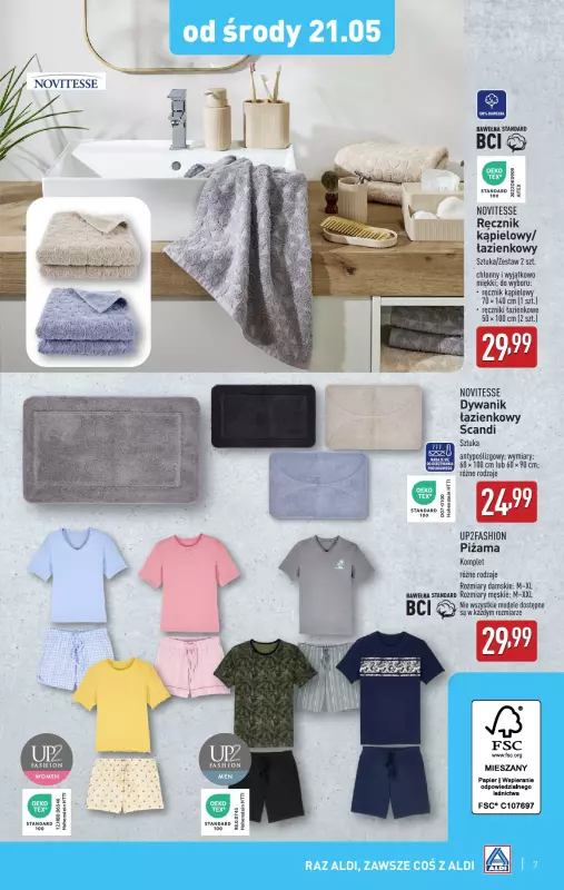 Aldi - gazetka promocyjna Aldi ma to coś! od środy 21.05 do soboty 24.05 - strona 7
