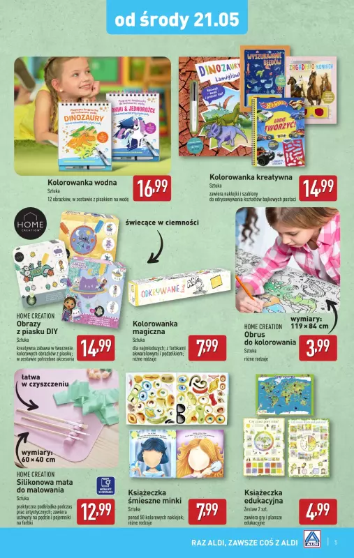 Aldi - gazetka promocyjna Aldi ma to coś! od środy 21.05 do soboty 24.05 - strona 5