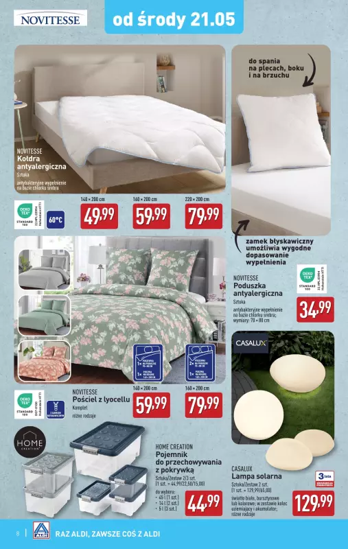 Aldi - gazetka promocyjna Aldi ma to coś! od środy 21.05 do soboty 24.05 - strona 8