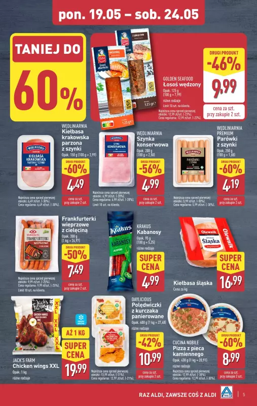 Aldi - gazetka promocyjna Pełny katalog! od poniedziałku 19.05 do soboty 24.05 - strona 5