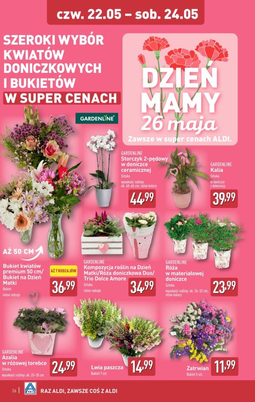 Aldi - gazetka promocyjna Pełny katalog! od poniedziałku 19.05 do soboty 24.05 - strona 26