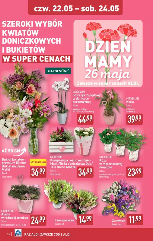 Aldi - gazetka promocyjna Pełny katalog! od poniedziałku 19.05 do soboty 24.05 - strona 26