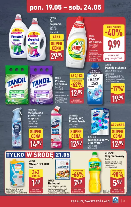 Aldi - gazetka promocyjna Pełny katalog! od poniedziałku 19.05 do soboty 24.05 - strona 17