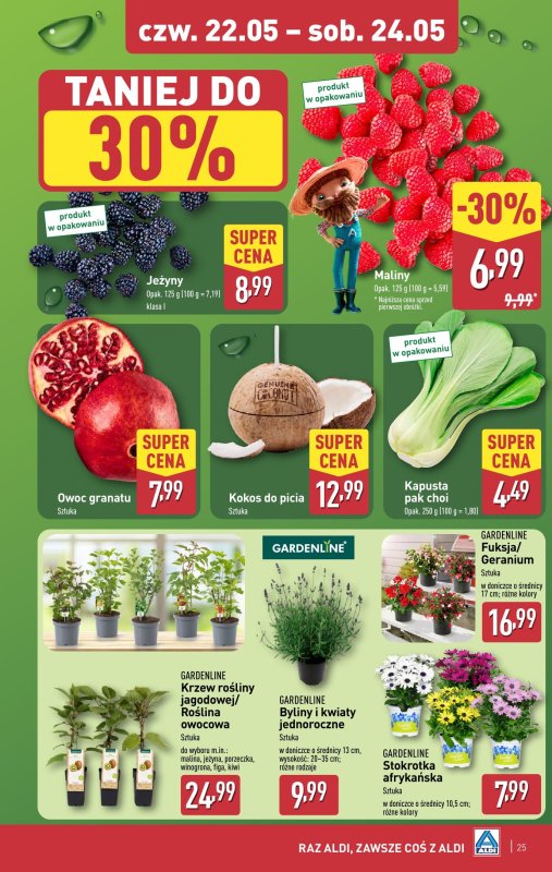 Aldi - gazetka promocyjna Pełny katalog! od poniedziałku 19.05 do soboty 24.05 - strona 25