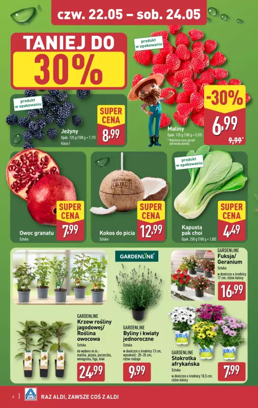 Aldi - gazetka promocyjna Weekend super cen w Aldi! od czwartku 22.05 do soboty 24.05 - strona 4