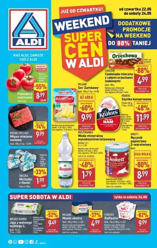 Aldi - gazetka promocyjna Weekend super cen w Aldi!  