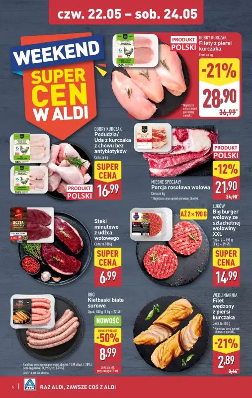Aldi - gazetka promocyjna Weekend super cen w Aldi! od czwartku 22.05 do soboty 24.05 - strona 6