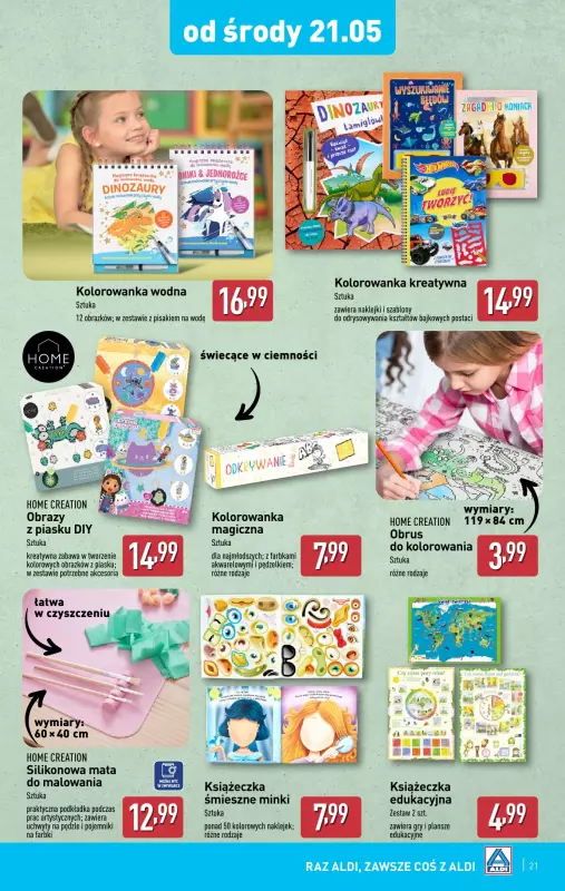 Aldi - gazetka promocyjna Pełny katalog! od poniedziałku 19.05 do soboty 24.05 - strona 21