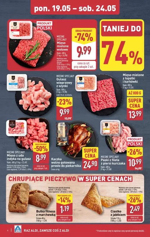 Aldi - gazetka promocyjna Pełny katalog! od poniedziałku 19.05 do soboty 24.05 - strona 4