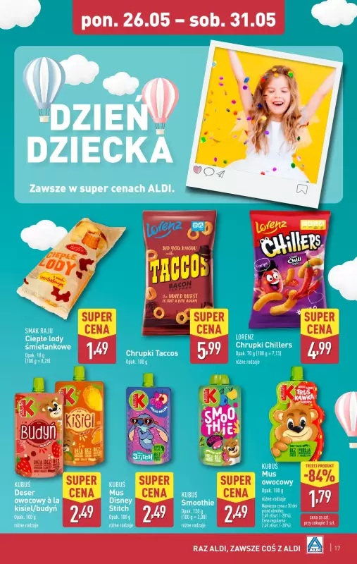 Aldi - gazetka promocyjna Pełny katalog! od poniedziałku 26.05 do soboty 31.05 - strona 17