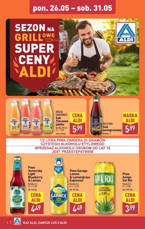 Aldi - gazetka promocyjna Pełny katalog! od poniedziałku 26.05 do soboty 31.05 - strona 8