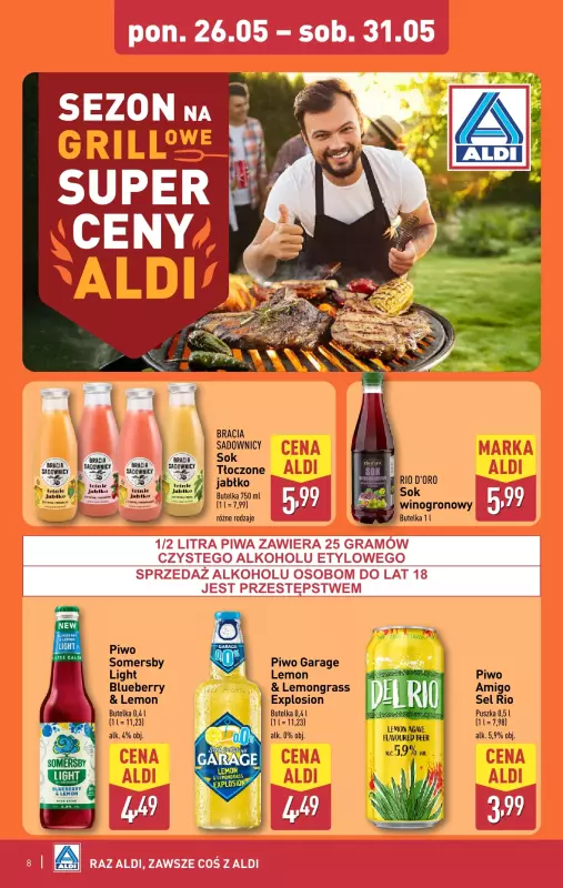 Aldi - gazetka promocyjna Pełny katalog! od poniedziałku 26.05 do soboty 31.05 - strona 8