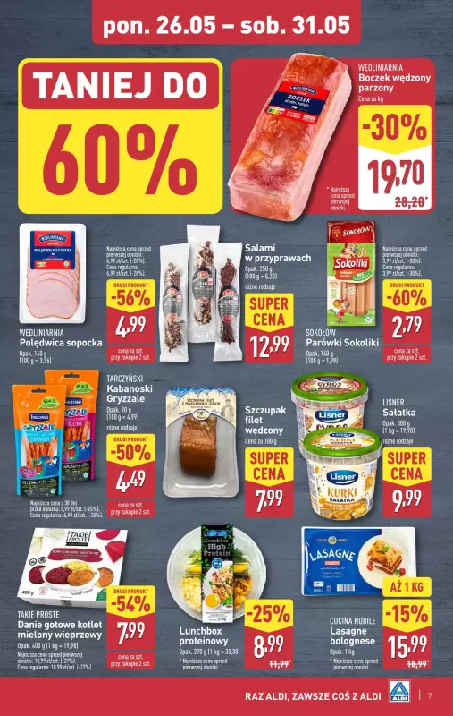 Aldi - gazetka promocyjna Pełny katalog! od poniedziałku 26.05 do soboty 31.05 - strona 7