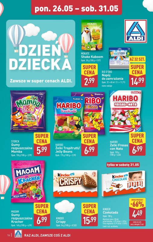 Aldi - gazetka promocyjna Pełny katalog! od poniedziałku 26.05 do soboty 31.05 - strona 16