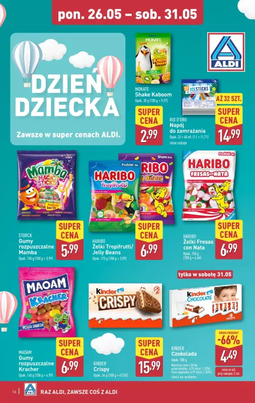 Aldi - gazetka promocyjna Pełny katalog! od poniedziałku 26.05 do soboty 31.05 - strona 16