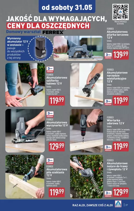 Aldi - gazetka promocyjna Pełny katalog! od poniedziałku 26.05 do soboty 31.05 - strona 37