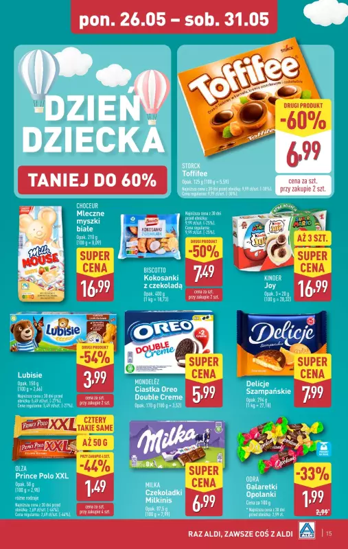 Aldi - gazetka promocyjna Pełny katalog! od poniedziałku 26.05 do soboty 31.05 - strona 15