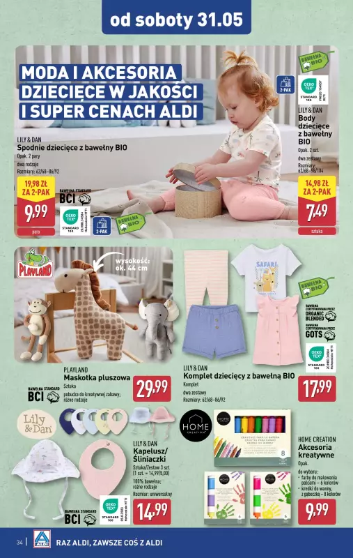 Aldi - gazetka promocyjna Pełny katalog! od poniedziałku 26.05 do soboty 31.05 - strona 34