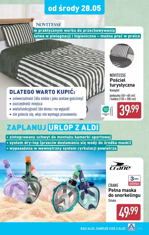 Aldi - gazetka promocyjna Pełny katalog! od poniedziałku 26.05 do soboty 31.05 - strona 23