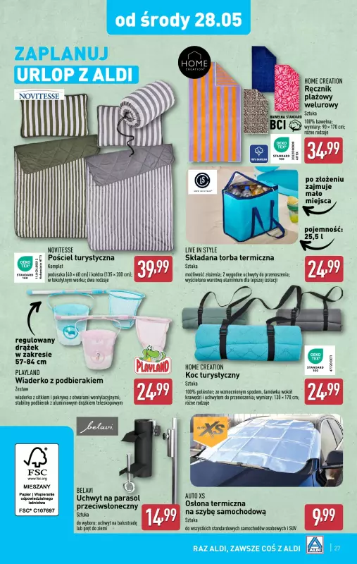 Aldi - gazetka promocyjna Pełny katalog! od poniedziałku 26.05 do soboty 31.05 - strona 27
